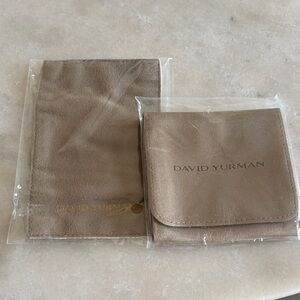 BRAND NEW David Yurman pouch and cleaning cloth